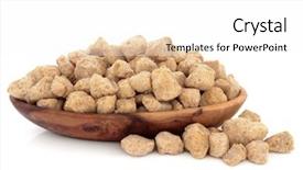  Presentation with soybean - PPT layouts enhanced with soya - soybean protein chunks background and a white colored foreground