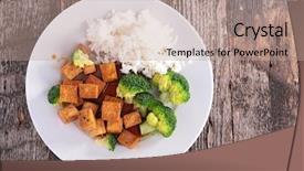  Presentation with soy sauce - Amazing slides having soyabean - grilled tofu with soy sauce backdrop and a  colored foreground