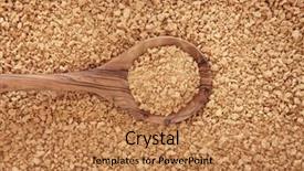  Presentation with soybean - Presentation consisting of man feeding her woman in kitchen at home background and a gray colored foreground