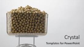  Presentation with soy - Presentation design having soyabean - weighing the amount of soy background and a  colored foreground