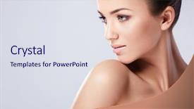  Presentation with swimming beautiful girl swims underwater - Audience pleasing theme consisting of spa - beautiful young girl isolated backdrop and a sky blue colored foreground