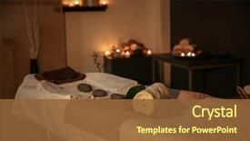  Presentation with interior - Amazing theme having spa - interior of modern massage room backdrop and a tawny brown colored foreground