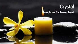  Presentation with aromatherapy - PPT layouts enhanced with spa and aromatherapy concept shot background and a dark gray colored foreground