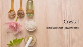  Presentation with handmade spa bath soap - Cool new presentation theme with spa and wellness still life backdrop and a lemonade colored foreground