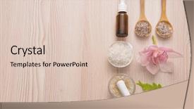  Presentation with handmade spa bath soap - Presentation enhanced with spa and wellness still life background and a lemonade colored foreground