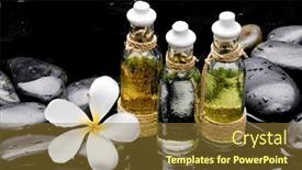  Presentation with spa concept - PPT theme consisting of spa-and-zen-concept-white and a  colored foreground