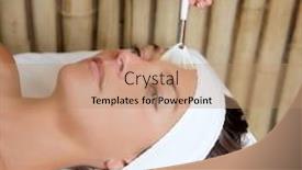  Presentation with bougainvillea - Amazing slides having spa beauty facial treatment oil backdrop and a coral colored foreground