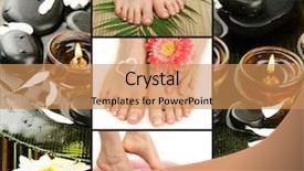  Presentation with maintenance - Presentation theme enhanced with spa collage background and a coral colored foreground