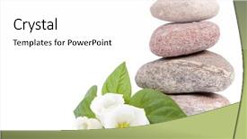  Presentation with balance - Theme featuring spa composition on a white background and a white colored foreground