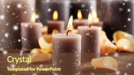  Presentation with effect of covid on nigeria - Presentation having spa composition with snow effect background and a  colored foreground