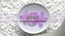  Presentation with spa concept - Amazing presentation theme having spa concept backdrop and a light blue colored foreground