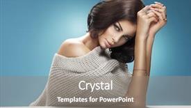  Presentation with glamorous freindship - PPT layouts enhanced with spa event - glamorous brunette beauty background and a gray colored foreground