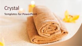  Presentation with spa concept - Cool new slide set with spa health and beauty concept backdrop and a  colored foreground