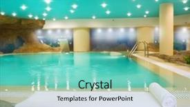  Presentation with salt water fish - Amazing theme having spa indoor turquoise saloon water backdrop and a seafoam green colored foreground