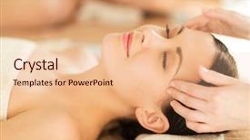  Presentation with spa salon - Amazing presentation theme having spa salon getting face backdrop and a lemonade colored foreground