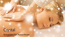  Presentation with beauty salon - Slide deck featuring can cause cervical cancer background and a coral colored foreground