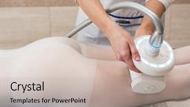  Presentation with lpg - Audience pleasing slide set consisting of spa salon lpg and body backdrop and a soft green colored foreground