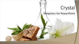  Presentation with spa concept - Amazing slides having spa setting isolated on white backdrop and a white colored foreground