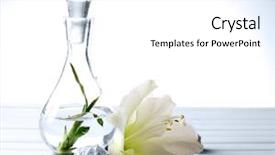  Presentation with table setting - Audience pleasing slides consisting of spa setting on wooden table backdrop and a white colored foreground