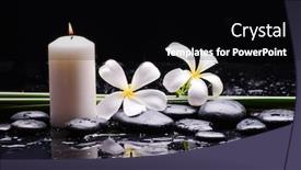  Presentation with zen stones - Beautiful theme featuring spa-still-life-of-two backdrop and a black colored foreground