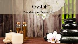  Presentation with free work life balance - Beautiful PPT layouts featuring spa still life with free backdrop and a coral colored foreground