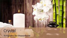  Presentation with free work life balance - PPT layouts having spa still life with free background and a coral colored foreground