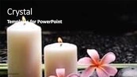  Presentation with pink black - Beautiful slide deck featuring spa-still-life backdrop and a black colored foreground