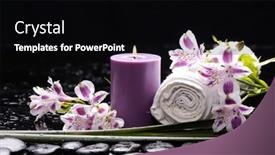  Presentation with pink black - Presentation consisting of spa-still-life background and a black colored foreground