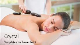  Presentation with farm - Slides with people in the subway will laugh at work business people go blurred background background and a tawny brown colored foreground.