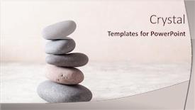  Presentation with treatment - Amazing presentation theme having spa stones massage relax treatment backdrop and a sky blue colored foreground