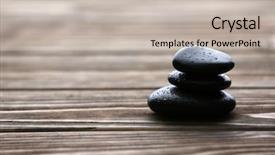  Presentation with water drops - Beautiful presentation featuring spa stones with water drops backdrop and a mint green colored foreground