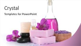  Presentation with nanotechnology in cancer treatment - Slide deck having spa treatment isolated on white background and a white colored foreground