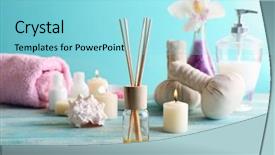  Presentation with blue spa - Cool new presentation with spa treatment with sea salt backdrop and a arctic colored foreground