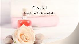  Presentation with spa - Amazing slides having spa treatments on light background backdrop and a cream colored foreground