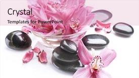  Presentation with spa - PPT layouts having spa background and a coral colored foreground