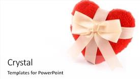  Presentation with heart - Cool new PPT layouts with spac - photo of heart gift backdrop and a white colored foreground