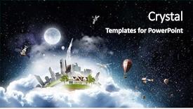  Presentation with world - Presentation featuring space earth - our unique world mixed media background and a black colored foreground