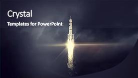  Presentation with exploration - Colorful PPT theme enhanced with space exploration background mixed media backdrop and a tawny brown colored foreground