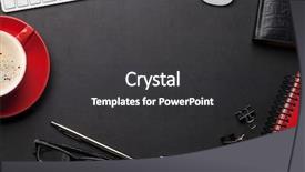  Presentation with goal - Slide set featuring space for your goal background and a dark gray colored foreground