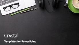  Presentation with goal - Colorful presentation design enhanced with space for your goal backdrop and a dark gray colored foreground