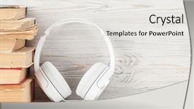  Presentation with home office - Colorful slide set enhanced with space for your text audio backdrop and a white colored foreground