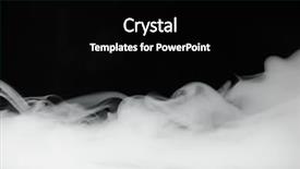  Presentation with fog - Amazing presentation theme having space pollution - smoke background and dense fog backdrop and a black colored foreground