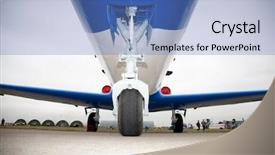  Presentation with aviation - Presentation enhanced with space salon maks 2009 background and a teal colored foreground