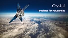  Presentation with satellite - PPT theme having space-satellite-orbiting-the-earth background and a navy blue colored foreground