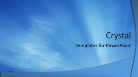  Presentation with light rays - Cool new presentation with blue sky with rays backdrop and a light blue colored foreground