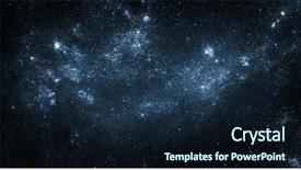  Presentation with night sky - Amazing PPT theme having space stars - beautiful night sky elements backdrop and a wine colored foreground