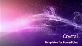  Presentation with shining star - Amazing slide deck having space stars - colour glittering background with shining backdrop and a violet colored foreground