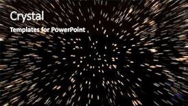  Presentation with space stars - Slide deck consisting of space stars - lightspeed traveling background and a wine colored foreground