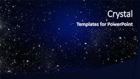  Presentation with rough - Cool new PPT theme with space stars - rough blue holiday cover backdrop and a navy blue colored foreground