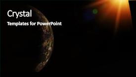  Presentation with astrology - Presentation consisting of space theme background and a black colored foreground